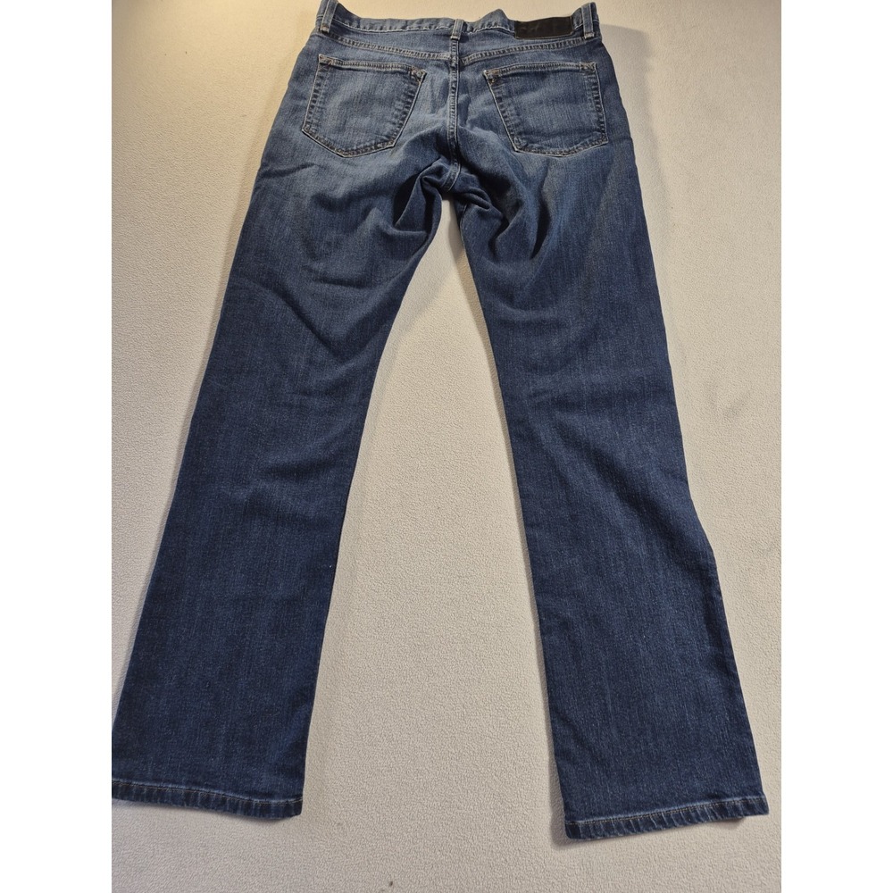 Eddie Bauer Men's Blue Jeans Size 34x32 Straight Leg Denim Pants Specially Dyed - Picture 2 of 9